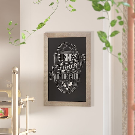 Flash Furniture 20 x 30 Weathered Magnetic Hanging Chalkboard HGWA-GDI-CRE8-064315-GG
